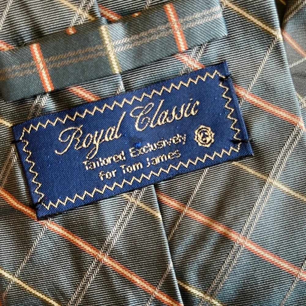 Royal Classic for Tom James Men’s Tie, dark green - Picture 3 of 4